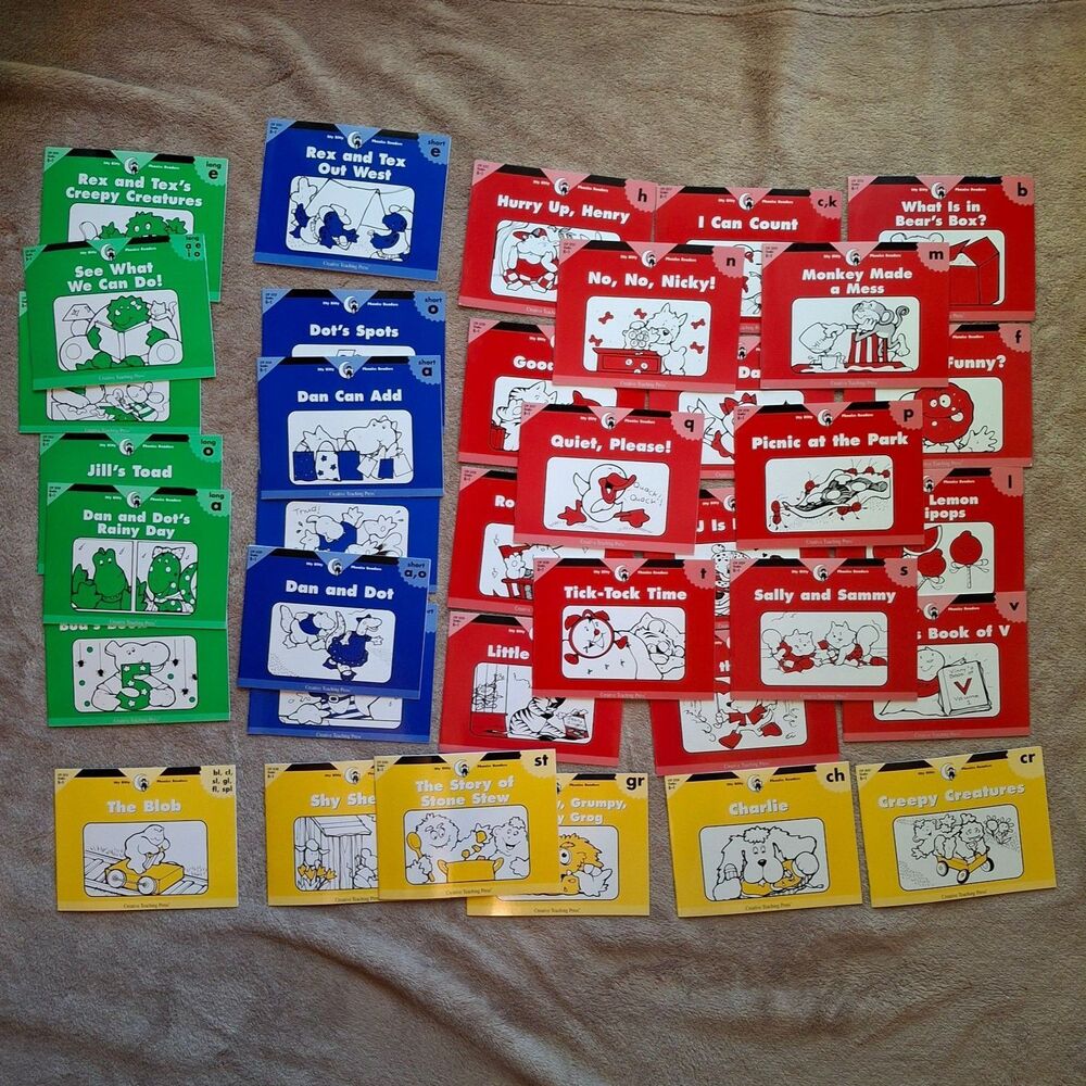 Creative Teaching Press Itty Bitty Phonics Readers Set of 30 Books K-1 - Good